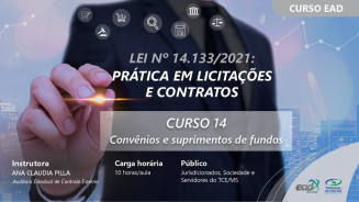 TCE-MS promove curso sobre "Convênios e suprimentos de fundos"