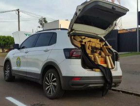 Traficantes usam carro com adesivo falso do Incra para despistar polícia