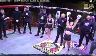 Equipe FFT de Dourados vence etapa 'Contenders Fight' de Kickboxing Profissional