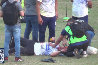 Técnico do DAC foi agredido com cassetete na cabeça Foto: Reprodução/You TubeFor Play -