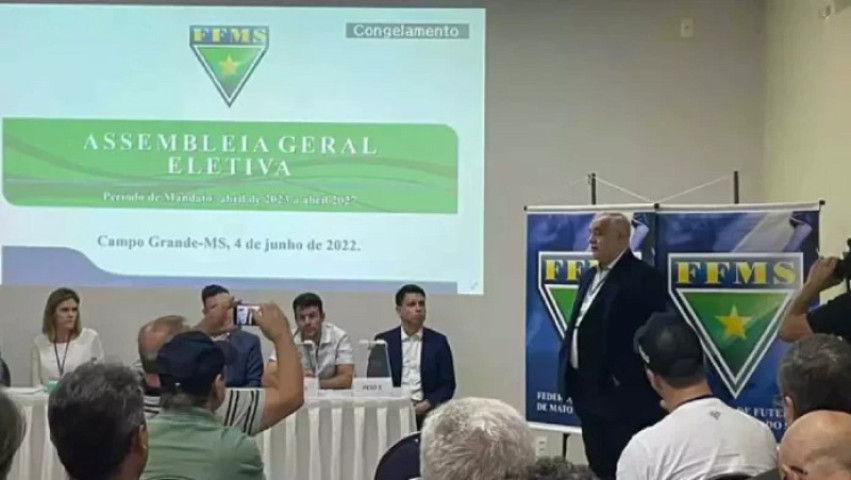 Federação de Futebol de MS é comandada há 28 anos por Francisco Cezário (Foto: Divulgação, FFMS)