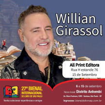 Escritor de Dourados, Willian Girassol, lança livro na Bienal em São Paulo destacando a cultura afro
