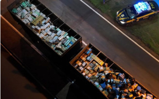 PRF faz a maior apreensão de maconha do ano: 26 toneladas