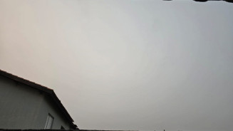 Dourados ainda tem presença de fumaça no céu