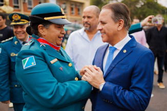 Coronel David comemora o retorno dos sete níveis salariais aos militares do MS