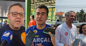 Principais candidatos, Marçal, Alan e Tiago votam confiantes em Dourados
