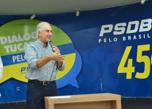 Ex-governador Reinaldo Azambuja é o presidente estadual do PSDB