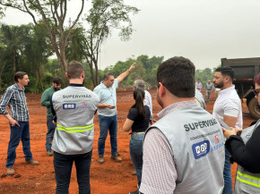 Banco francês faz vistoria nas obras do Fonplata em Dourados