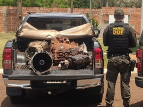 Homem é preso em flagrante por receptação de peças de veículos