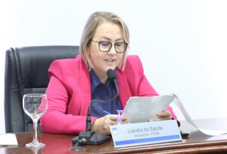 Liandra da Saúde foi reeleita para o segundo mandato - Foto: CMD