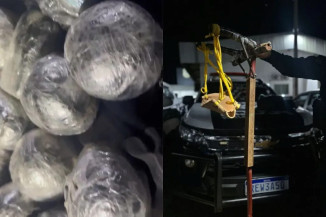 Traficantes usam estilingue gigante para lançar droga em presídio de MS
