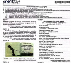 Tema da redação do Enem 2024 é 'Desafios para a valorização da herança africana no Brasil'