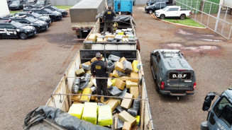 Motorista é preso com carga de drogas avaliada em R$ 30 milhões