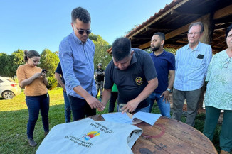 Repasse para indígenas Guarani-Kaiowá foi finalizado na tarde desta quinta-feira (14) (Foto: Divulgação)
