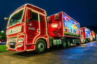 Confira o roteiro da Caravana de Natal da Coca-cola em Dourados e Itaporã
