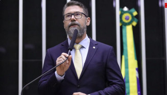 O deputado federal Marcos Pollon (PL-MS) • Mário Agra/Câmara dos Deputados