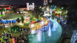 Dourados Brilha é realizado na praça Antônio João - Foto: Arquivo/Prefeitura de Dourados