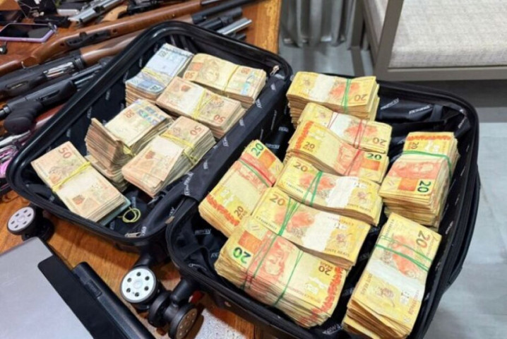 Montante apreendido durante operação - Divulgação