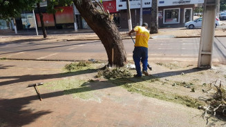 Serviço de limpeza pública é terceirizado em Dourados - Foto: Arquivo