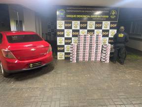Motorista é preso transportando carga de cigarros avaliada em R$ 61 mil