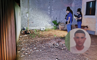 Local onde Brendon foi assassinado na noite de ontem; Sidnei Bronka/Ligado Na Notícia