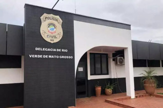 Fachada da delegacia onde o caso foi registrado e está sendo investigado (Foto: Rio Verde News)