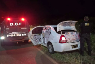 Motorista é preso  com dois mil pacotes de cigarros contrabandeados