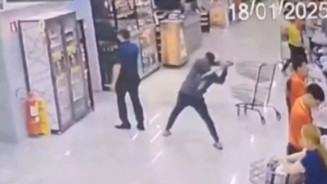 Gerente de mercado é agredido com pá na cabeça
