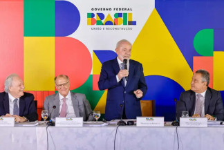 Presidente Lula em reunião com ministros. - Reprodução, Ricardo Stuckert