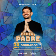 Fenômeno na internet, Padre Patrick se apresenta em Dourados no mês de março
