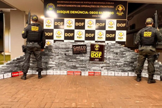 Caso veio à tona em setembro de 2023, quando um policial foi preso com 538,1 kg de cocaína em uma viatura oficial. - Reprodução