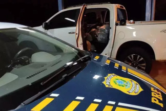 Carga ilegal foi apreendida por agentes da PRF em bloqueio na rodovia BR-419 - Divulgação, PRF
