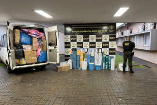 Polícia apreende R$ 2,3 milhões cigarros, perfumes e celulares contrabandeados