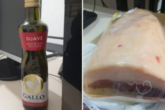 Objetos foram encontrados escondidos com cliente que tentou ir embora sem pagar - Foto: Rádio Caçula