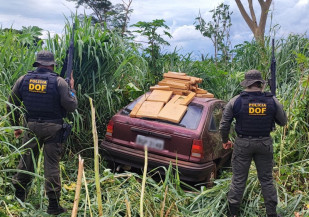 Veículo com mais de 380 quilos de maconha é apreendido pelo DOF em Itaporã