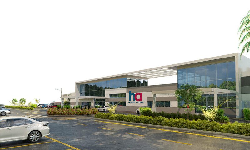 Maquete do Hospital do Amor em Dourados