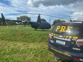 Polícia apreende helicóptero irregular ao pusar em fazenda de MS