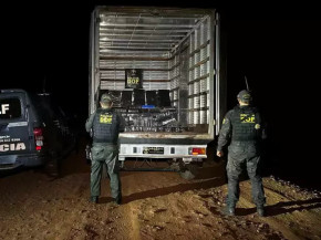 Polícia apreende em MS caminhão lotado de maconha que foi furtado em SP