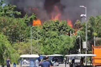 Incêndio destrói cenários de nova novela da Globo