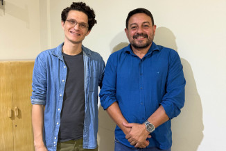 Vereador Franklin e o secretário de saúde, Márcio Figueiredo
