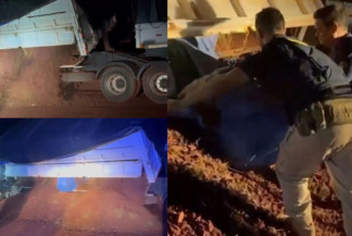 Polícia apreende drogas em carga de minério de ferro