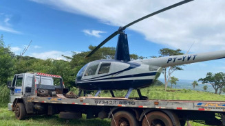 A aeronave havia sido furtada no estado do Paraná (Divulgação, PCMS)