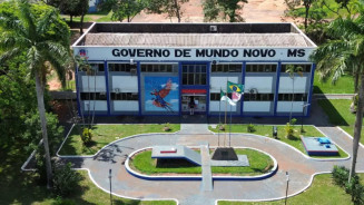 Prédio do Governo de Mundo Novo no interior do Estado. (Foto: Divulgação)