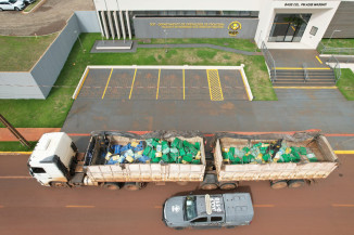 Ação conjunta entre DOF e Denarc do Paraná resulta na apreensão de quase 8 toneladas de drogas