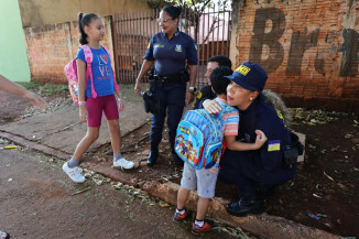Ronda escolar garante prevenção e acolhimento para comunidade