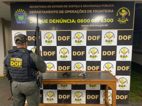 Grupo é preso pelo DOF com armas e munições