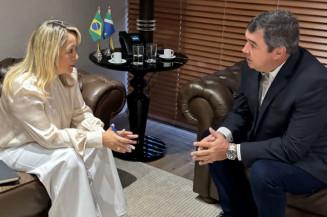 Lia Nogueira leva para Riedel urgência de passarela na MS-156 e recapeamento no Água Boa