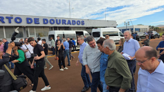 Ministros entregam obras da pista do Aeroporto de Dourados e anunciam novos investimentos