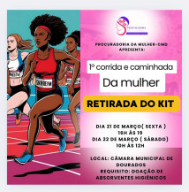 Corrida e Caminhada da Mulher acontece no domingo em Dourados