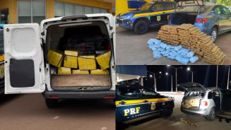 PRF apreende quase duas toneladas de maconha em MS no fim de semana